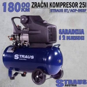 Kompresor zraka Straus 25 L