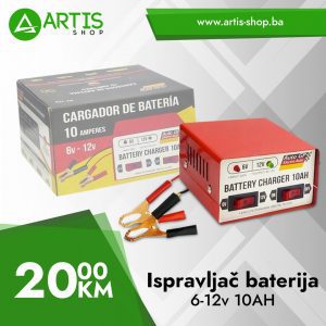 Ispravljač baterija 6-12v 10AH