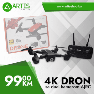 4K dron sa dual kamerom