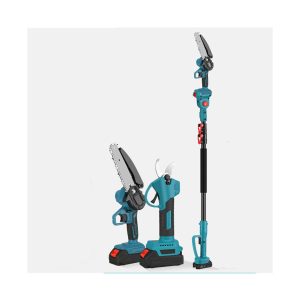 Aku teleskopska pila + makaze – set sa 2 baterije